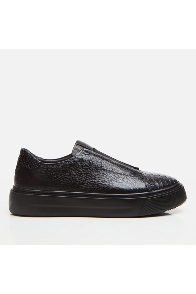 Genuine Leather Black Men's Loafers