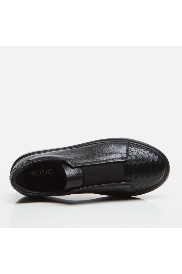 Genuine Leather Black Men's Loafers
