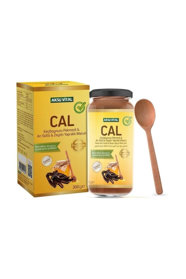 Cal Carob Molasses and Royal Jelly Olive Leaf Paste 300 gr