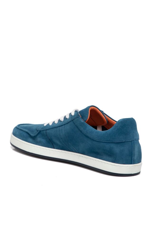 Men's Blue Suede Leather Shoes