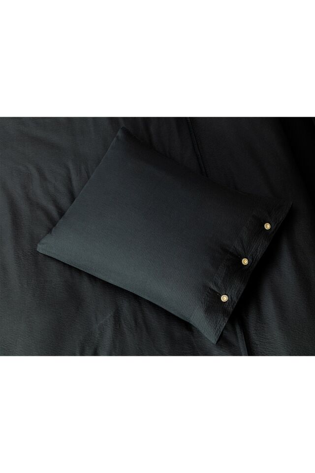 Linda Double Washed Gofred Duvet Cover Set