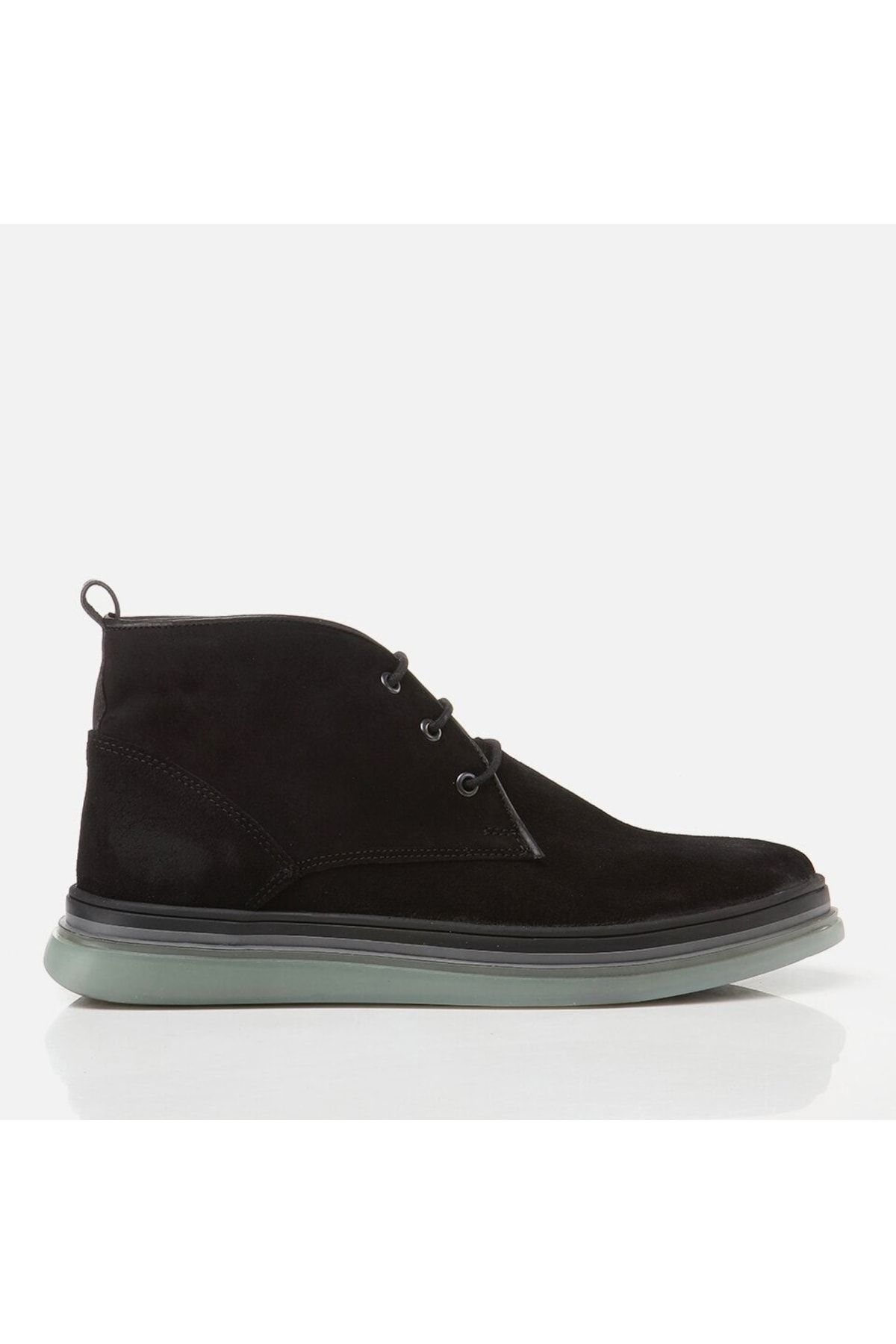 Genuine Leather Black Men's Casual Boots