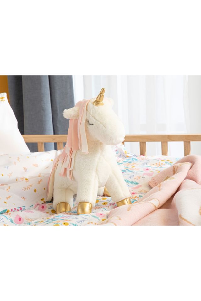 Little Unicorn Dekoratif Yastık 40x30 Cm Beyaz