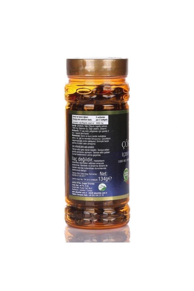 Çörekotu Yağı Kapsülü 1000mg