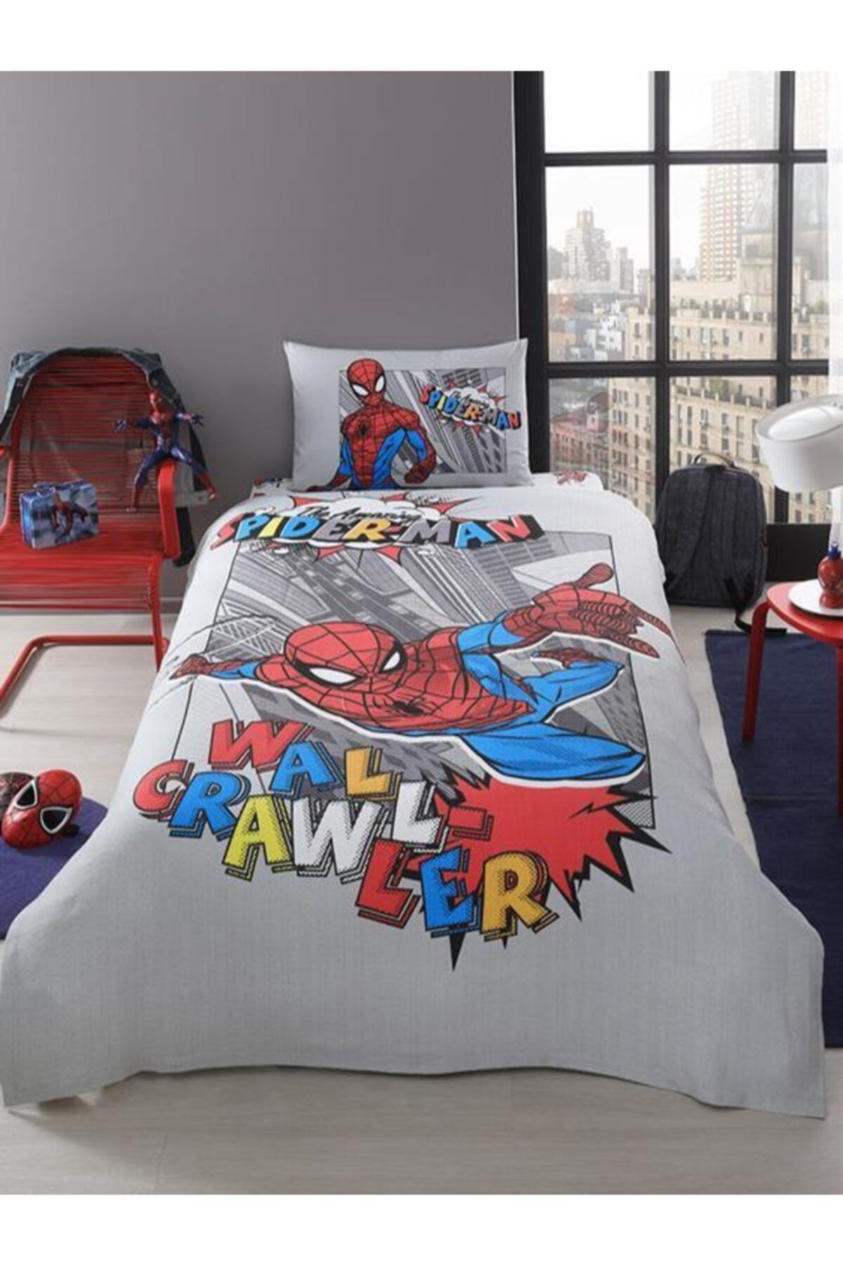 Ranforce Nevresim Takımı Disney Lisanslı Spiderman Wall