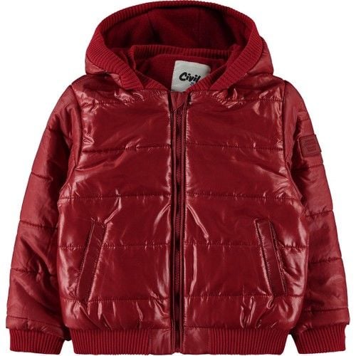 Boys Hooded Coat Red