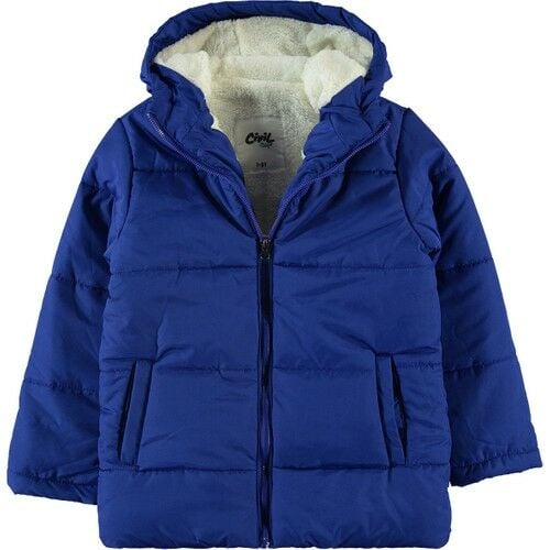 Boys Hooded Coat 6-10 Years Sax
