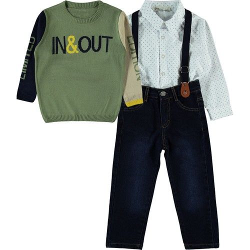 Boys Suit 2-5 Years Green