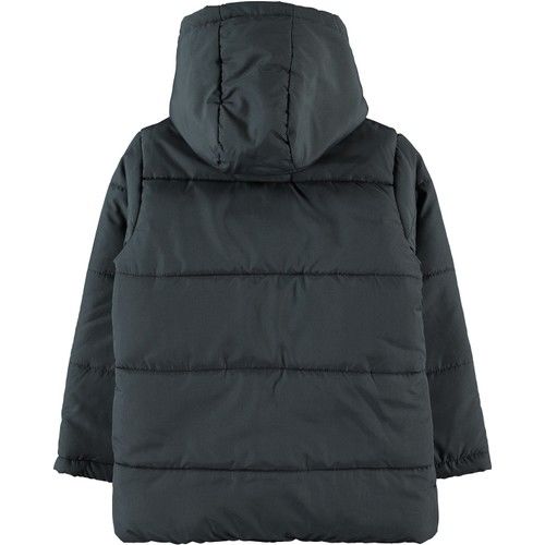 Boys Hooded Coat 6-10 Years Smoked