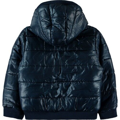 Boys Hooded Coat 6-9 Years Navy Blue