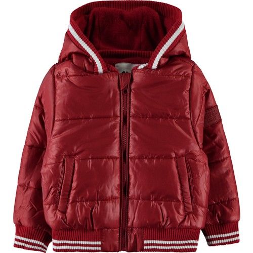 Boys Hooded Coat 2-5 Years Red