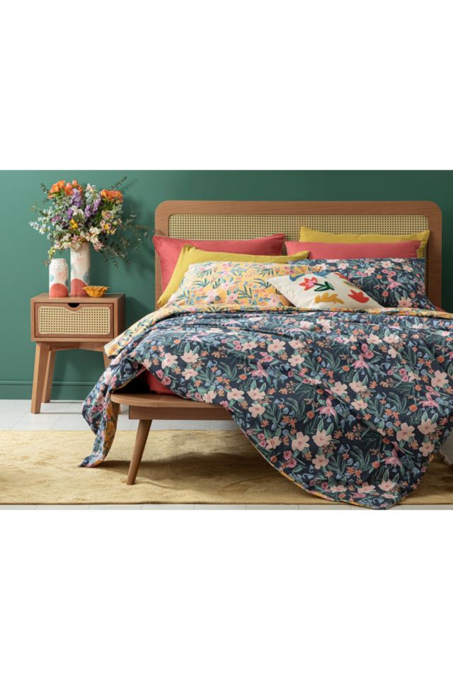 Vivacity Bloom Pamuklu Tek Kişilik Nevresim Seti 160x220 Cm Sarı