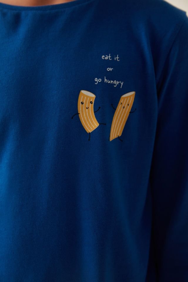 Çok Renkli Erkek Çocuk  2li Pijama Takımı