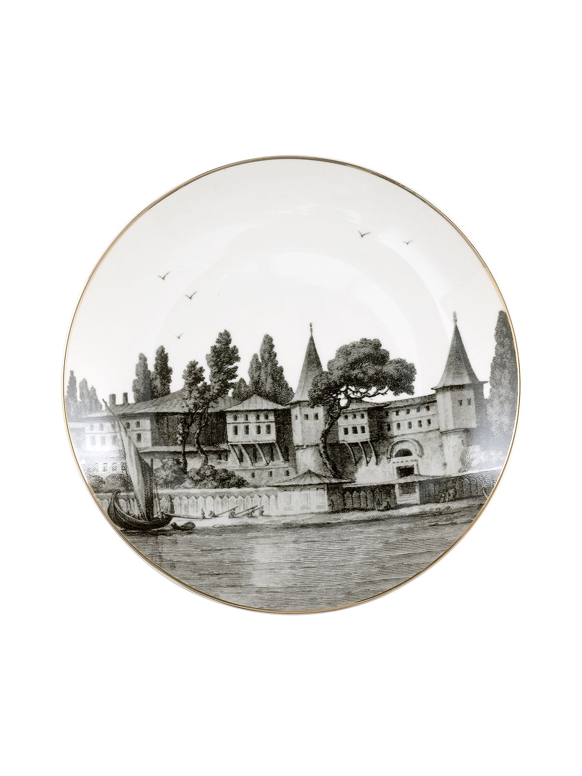 İstanbul-Topkapı Sarayı Gravürlü Tabak