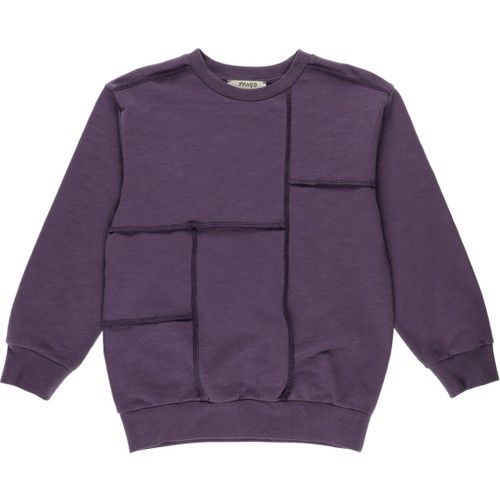 Boy's Oversized Sweatshirt with Detail Pieced Sweatshirt