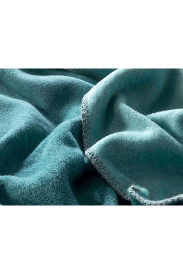 Plain Cotton Double Blanket 200x220 Cm Celedon-mint