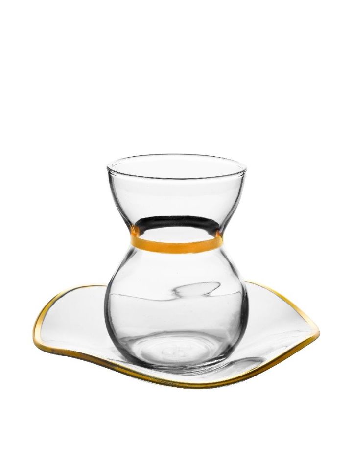 Flamenco Tea Set Gold Set of 6