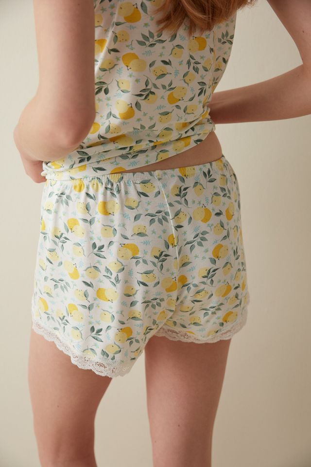 Fresh Lemon Shorts Pajama Bottoms