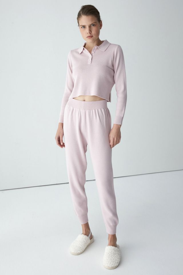 Lila Pinkish Knit Pantolon Pijama Altı