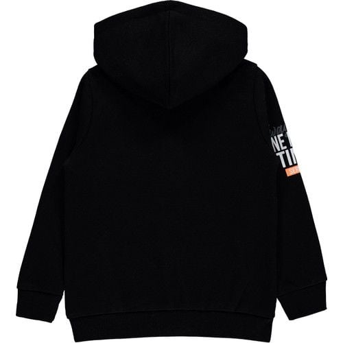 Boys Hooded Cardigan 10-13 Ages Black