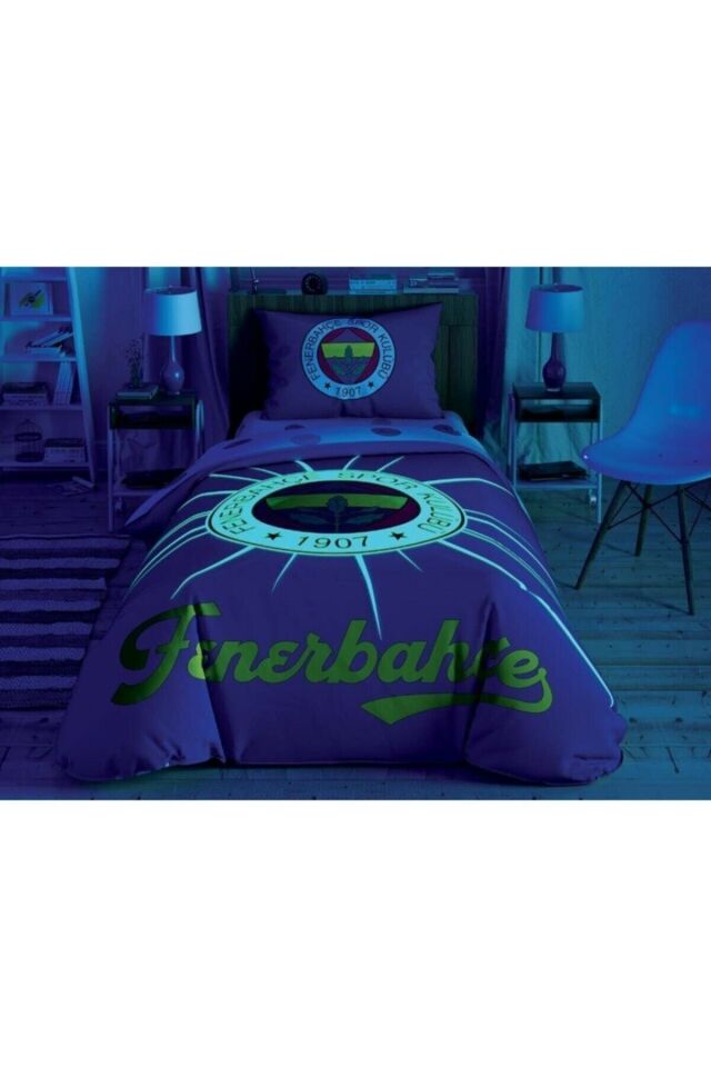 Fenerbahçe Light Glow Lisanslı Tek Kişilik Lisanslı Nevresim Takımı