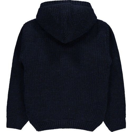 Erkek Çocuk Kapüşonlu Hırka 6-9 Yaş Lacivert