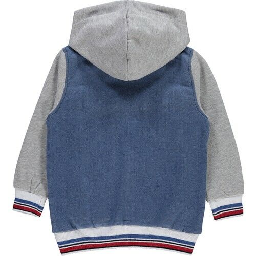 Boys Hooded Cardigan 2-5 Years Claret Red