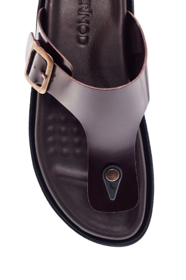 Men's Leather Flip Flops