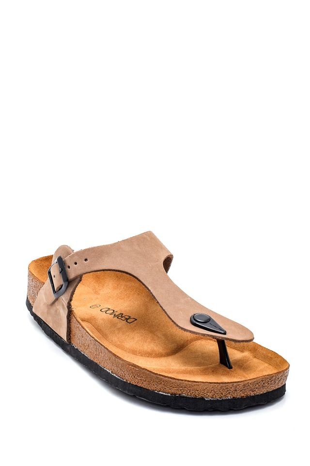 Men's Leather Suede Slippers