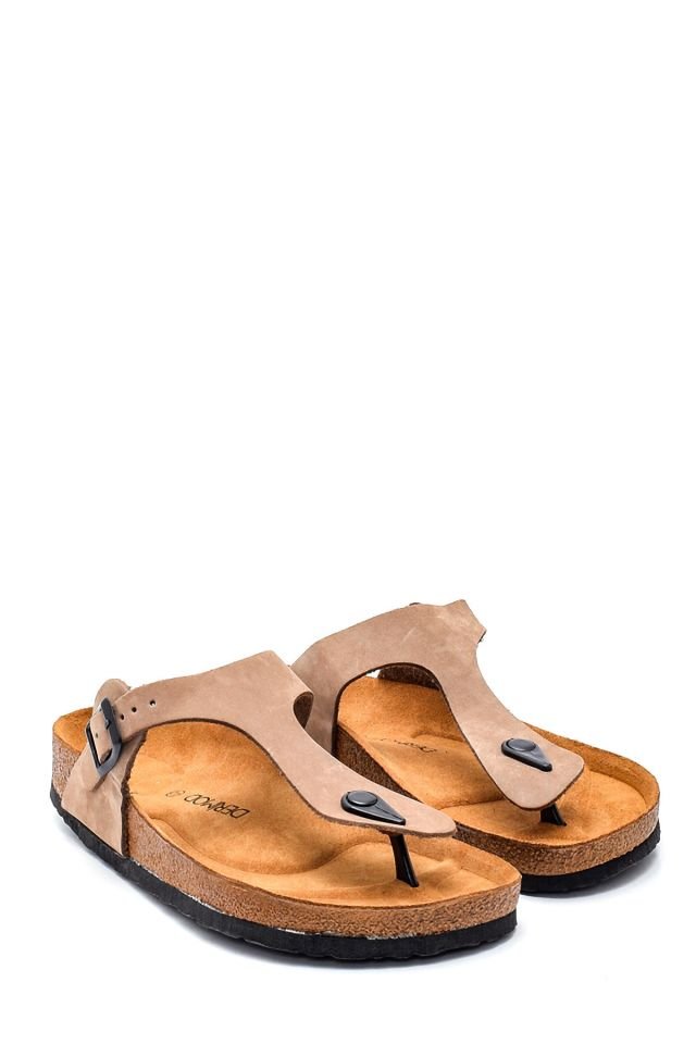 Men's Leather Suede Slippers