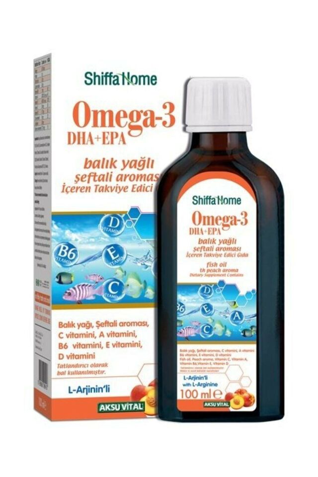 Omega-3 Epa+dha Balık Yağı Şeftali Aromalı