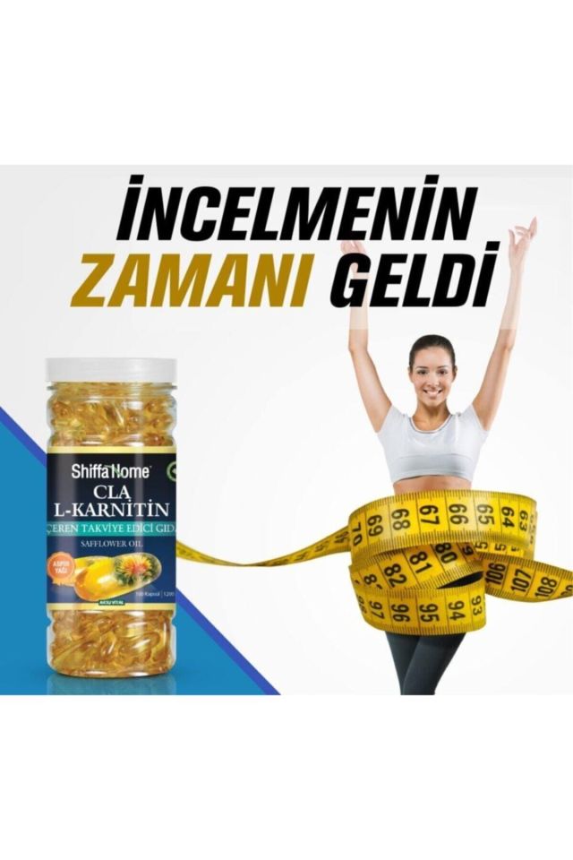 2 Adet Cla(aspir Yağı)-l-karnitin 1200 Mg 100 Softgel