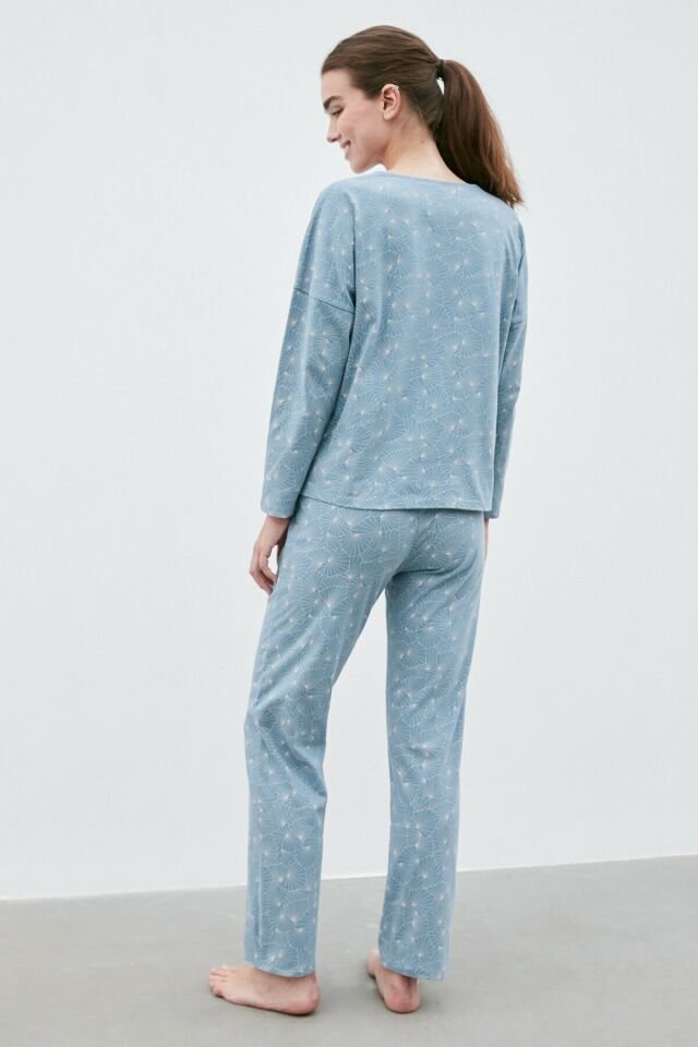 Relax Blue Lotus Pijama Takkımı