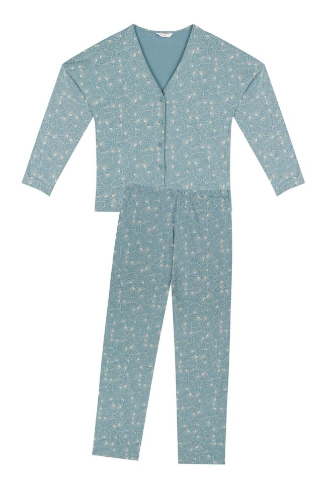 Relax Blue Lotus Pijama Takkımı