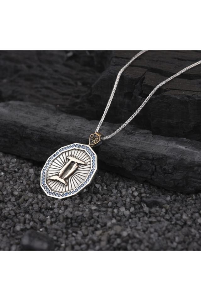 Gemini Sign Silver Necklace