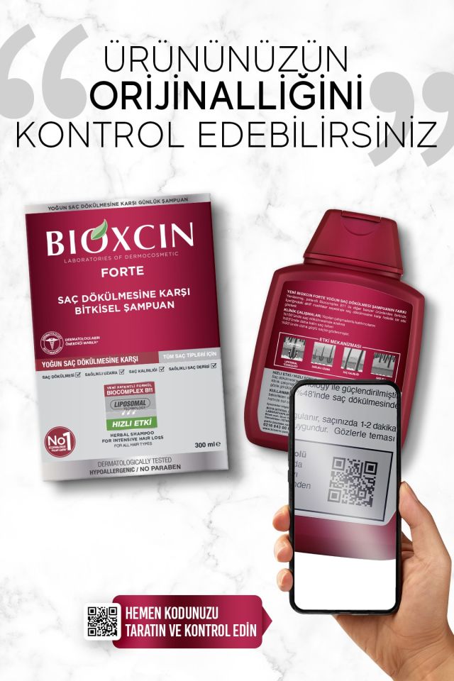 Forte Şampuan Tüm Saç Tipleri Için 3x300ml Yoğun Saç Dökülmesi Şampuanı