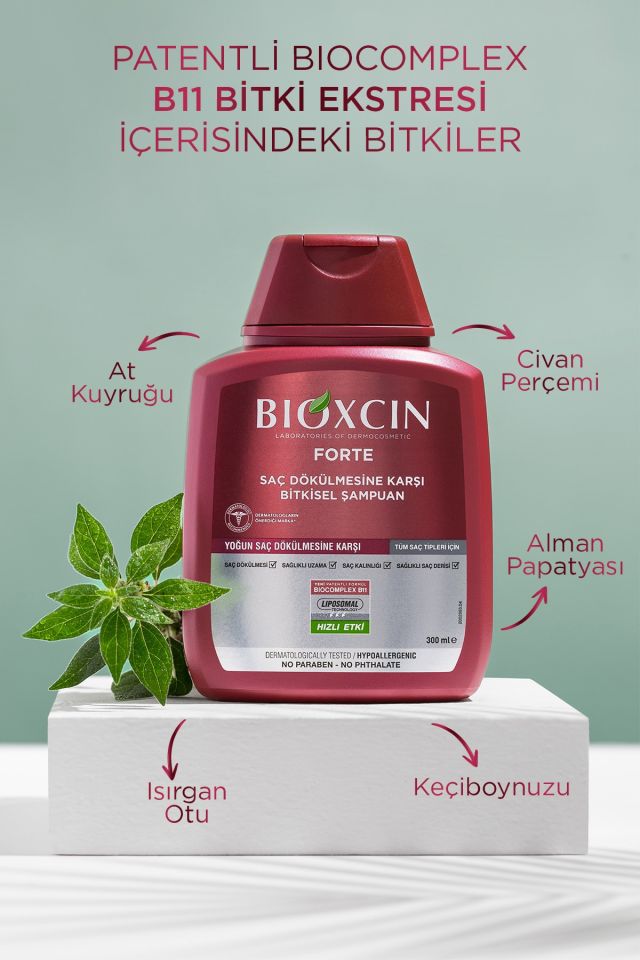Forte Şampuan Tüm Saç Tipleri Için 3x300ml Yoğun Saç Dökülmesi Şampuanı