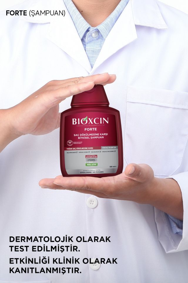Forte Şampuan Tüm Saç Tipleri Için 3x300ml Yoğun Saç Dökülmesi Şampuanı