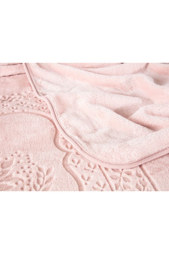 Rochelle Mink Emboss Blanket