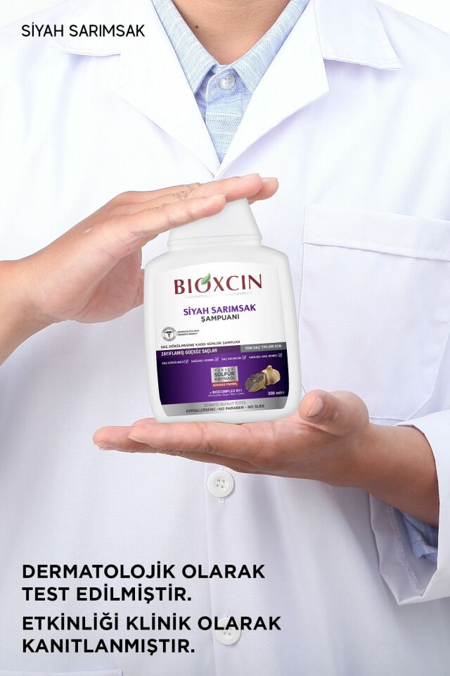 Siyah Sarımsak Şampuan 3x300 Ml - Saç Dökülmesi Karşıtı Şampuan