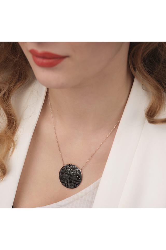 Black Micro Women's Necklace
