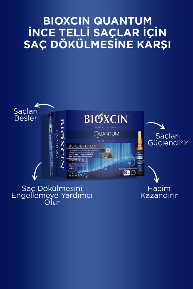 Quantum Ekstra Hacim & Bakım Serumu 15x6 Ml - İnce Telli Dökülen Saçlar İçin