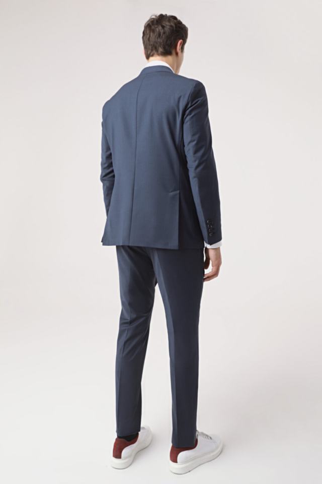 Slim Fit Navy Blue Suit