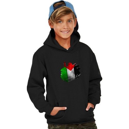 Hero Design Palestine Kids Sweatshirt Hoodie