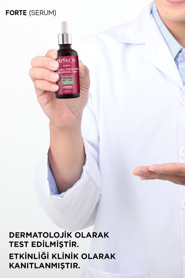 Forte Yoğun Saç Dökülmesine Karşı Bitkisel Saç Serumu 3 X 50 ml Lipozom Teknolojisi