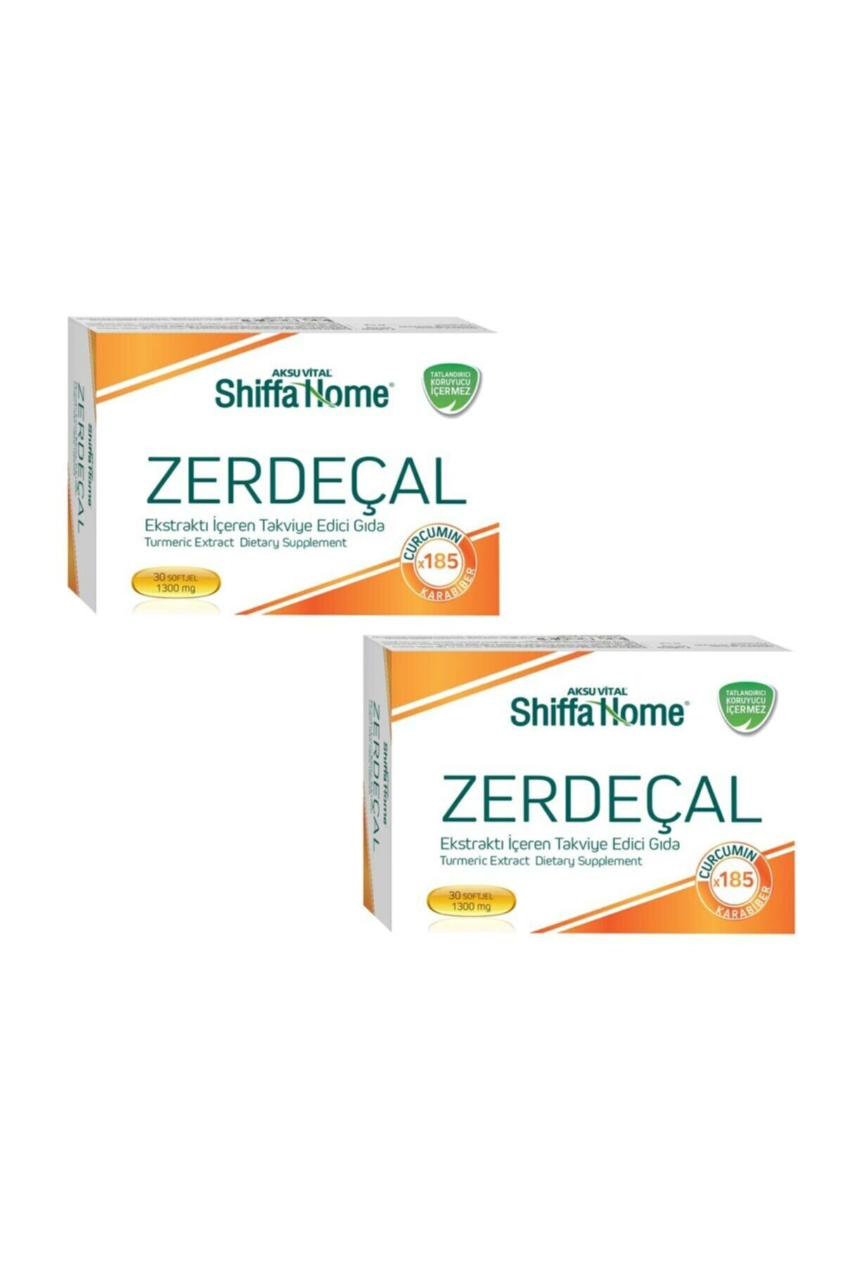 2 Kutu Zerdeçal Softgel Turmeric Zerdeçal Kapsül