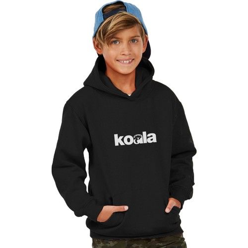 Hero Tasarım Koala Çocuk Sweatshirt Kapüşonlu