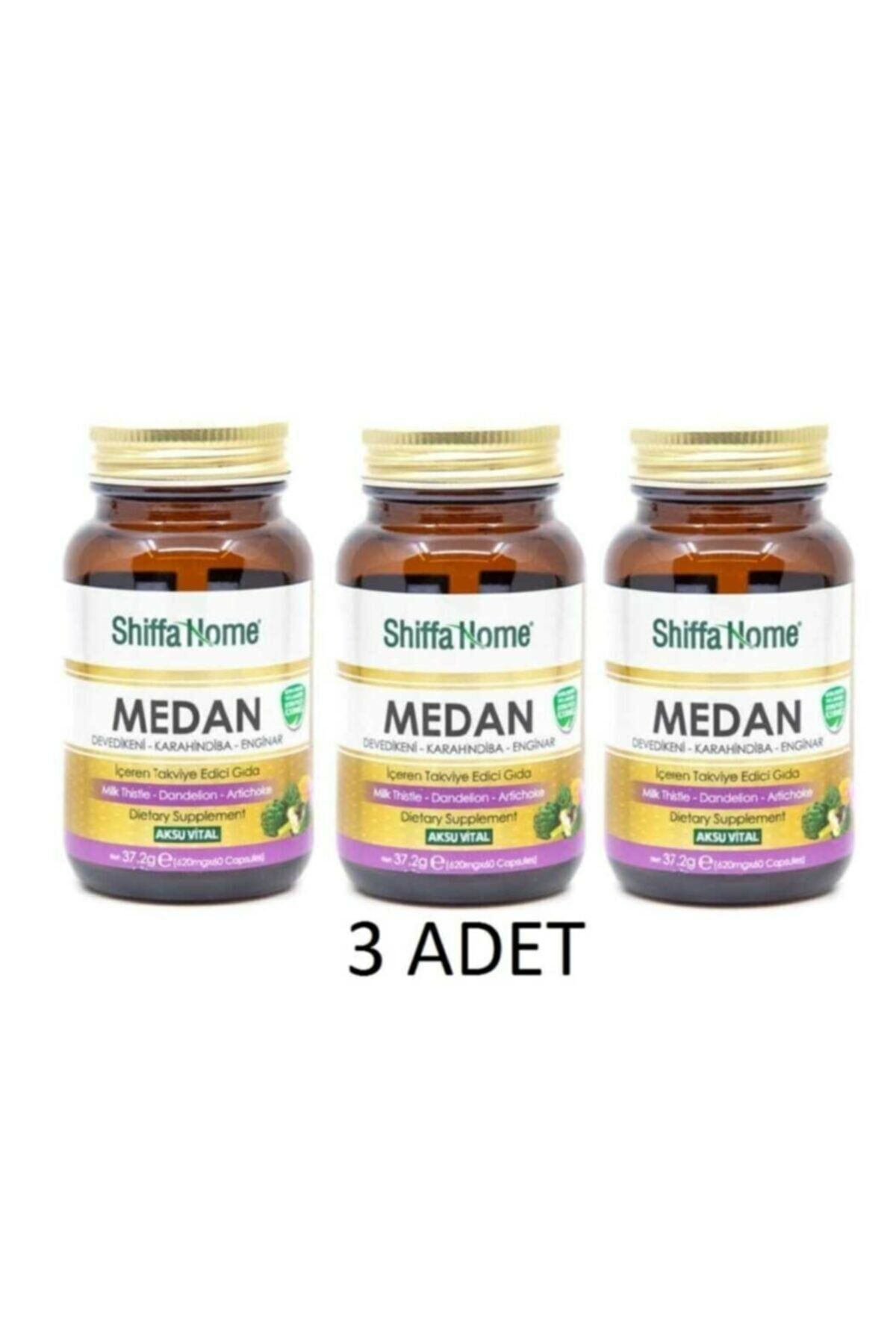 3 Adet Aksuvital Medan (deve Dikeni-enginar) 60 x 2