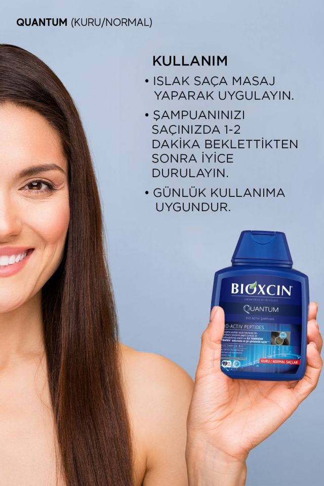 Quantum Shampoo For Dry And Normal Hair 300 Ml - Hair Loss Shampoo For Fine Hair
