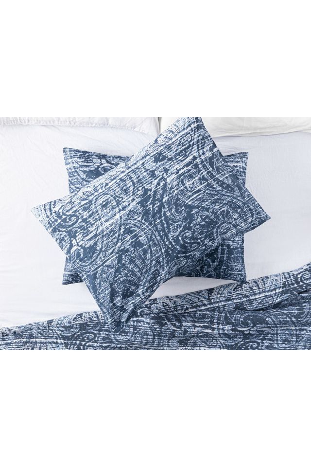 Anhinga Cotton 2-Pack Pillowcase 50x70 Cm Navy Blue